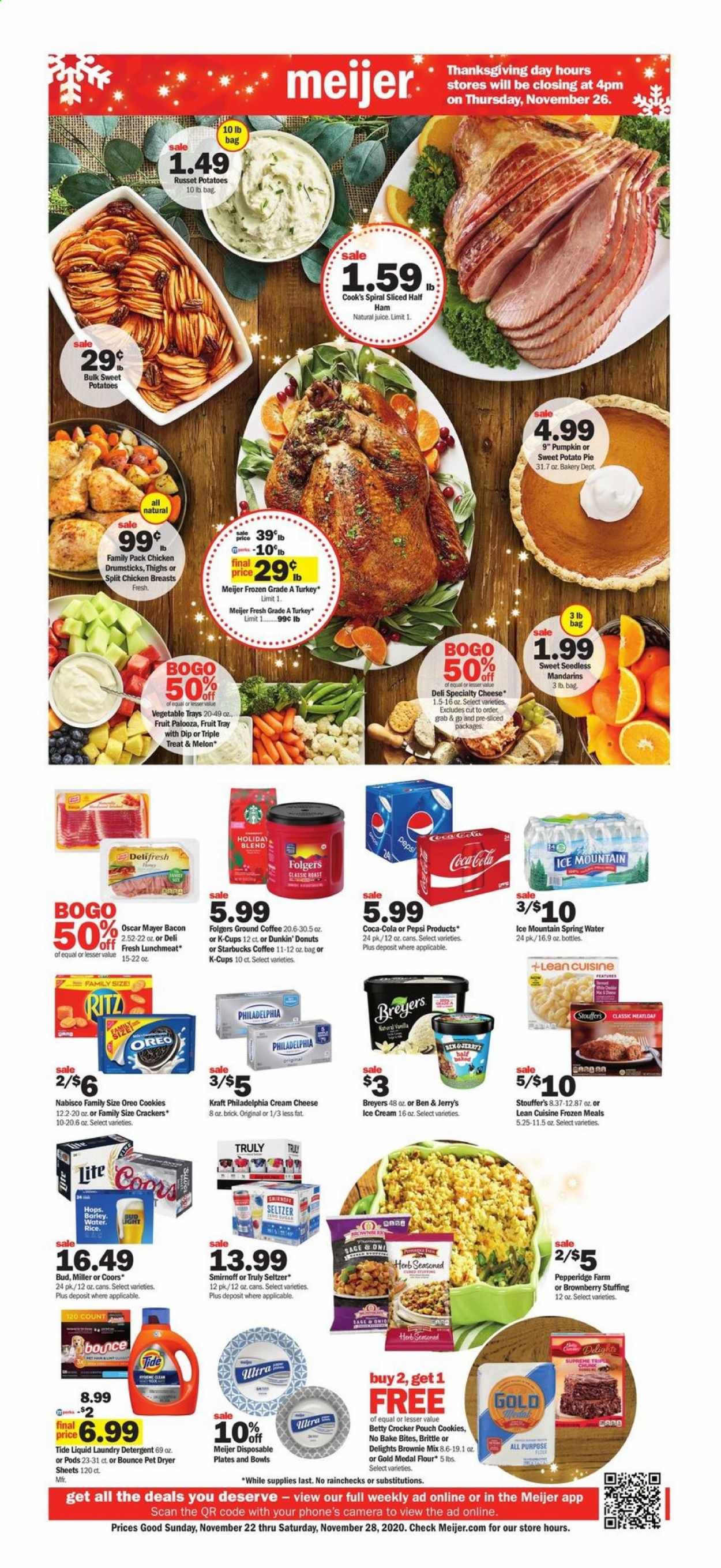 Meijer (MI) Weekly Ad Flyer November 22 to November 28