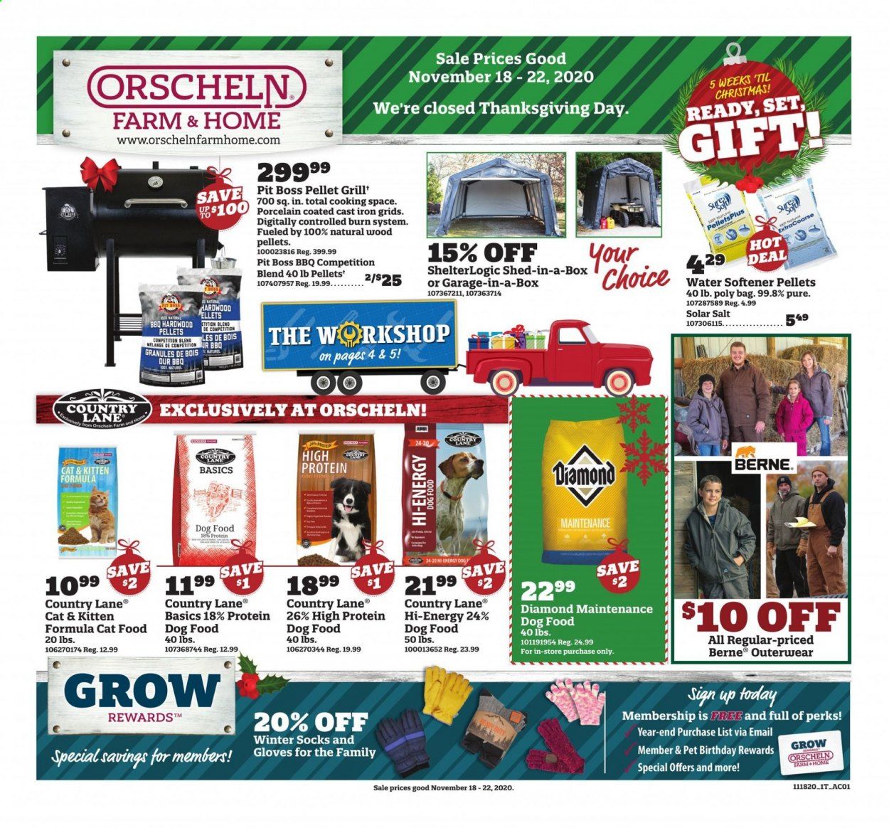 Orscheln Farm and Home Weekly Ad Flyer November 18 to November 22