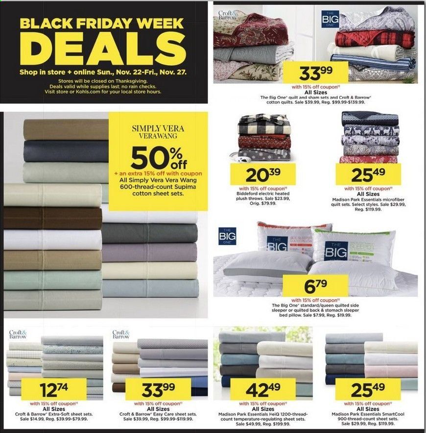Kohl's Weekly Ad Flyer November 22 to November 27