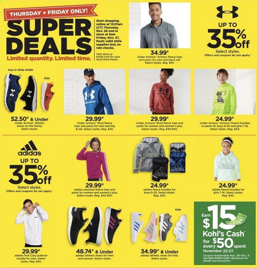 Kohl's Weekly Ad Flyer November 22 to November 27