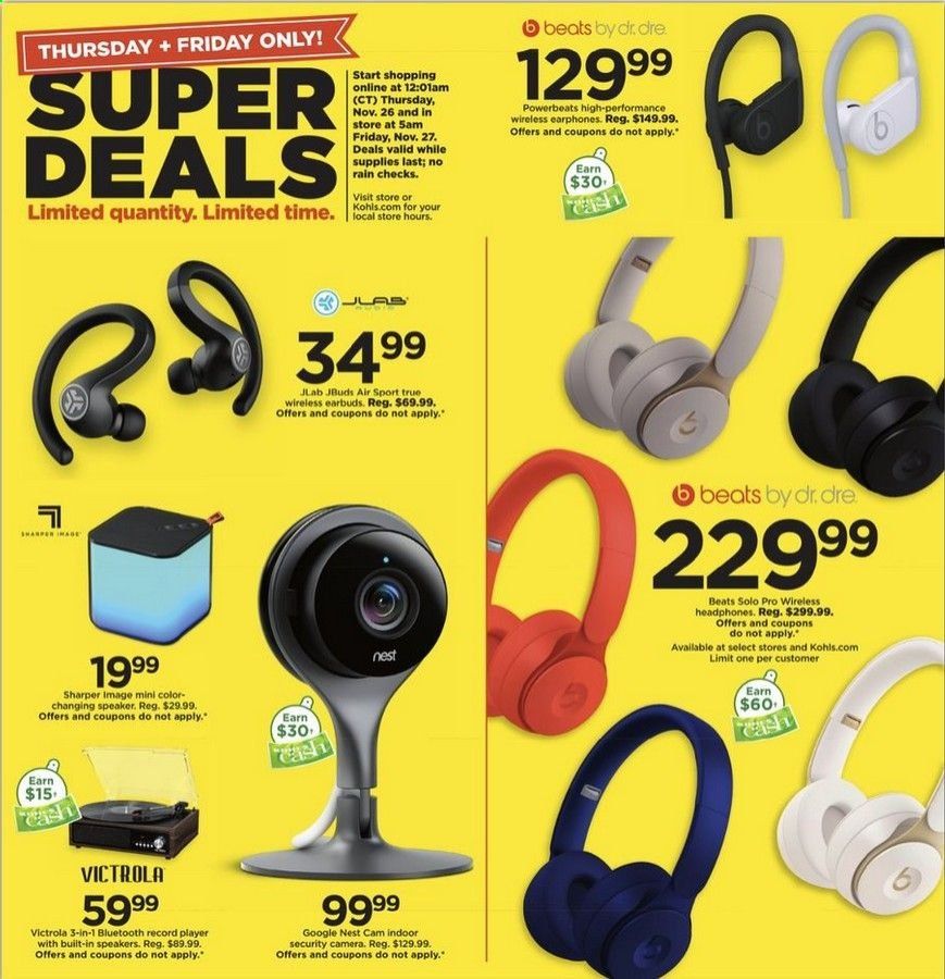 Kohl's Weekly Ad Flyer November 22 to November 27