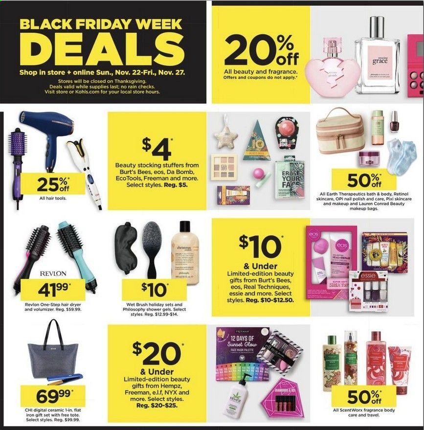 Kohl's Weekly Ad Flyer November 22 to November 27