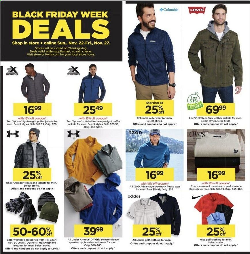 Kohl's Weekly Ad Flyer November 22 to November 27