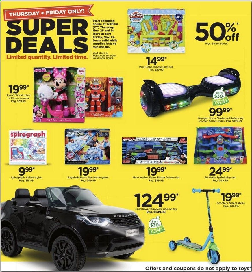 Kohl's Weekly Ad Flyer November 22 to November 27