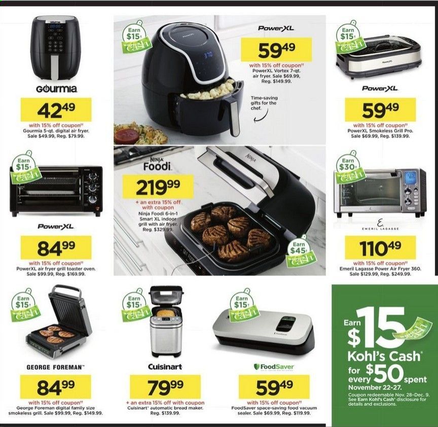 Kohl's Weekly Ad Flyer November 22 to November 27