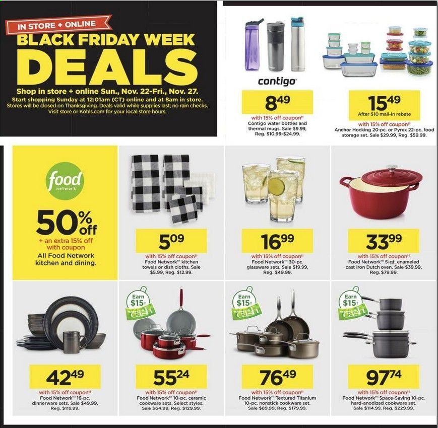 Kohl's Weekly Ad Flyer November 22 to November 27