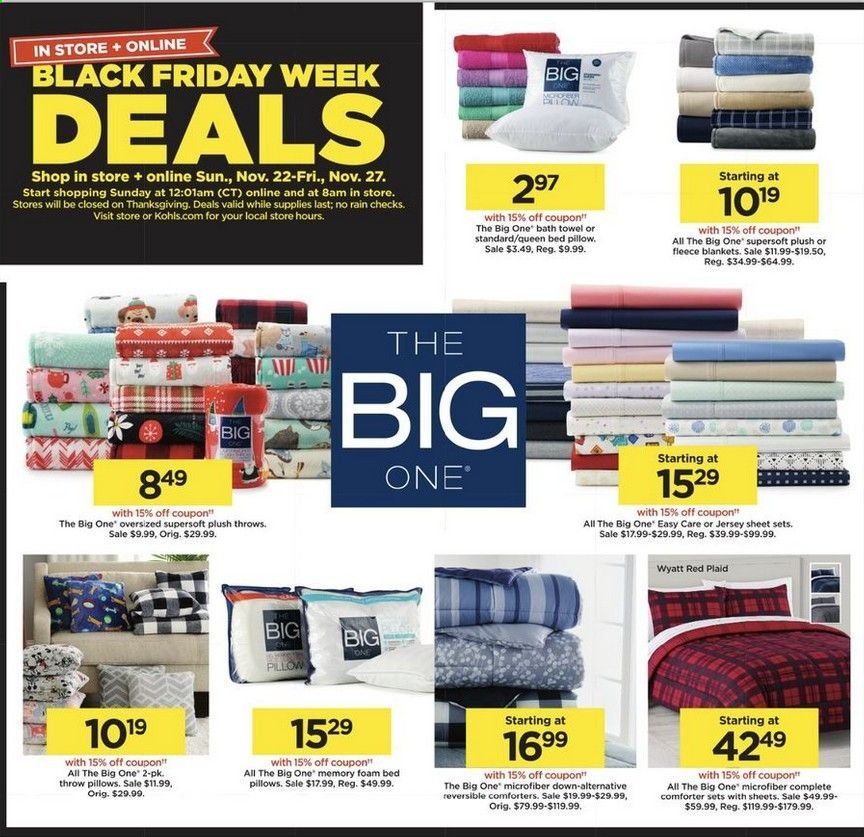 Kohl's Weekly Ad Flyer November 22 to November 27