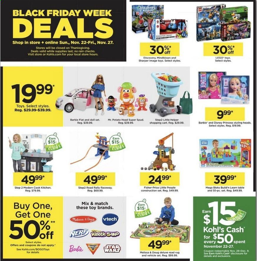 Kohl's Weekly Ad Flyer November 22 to November 27