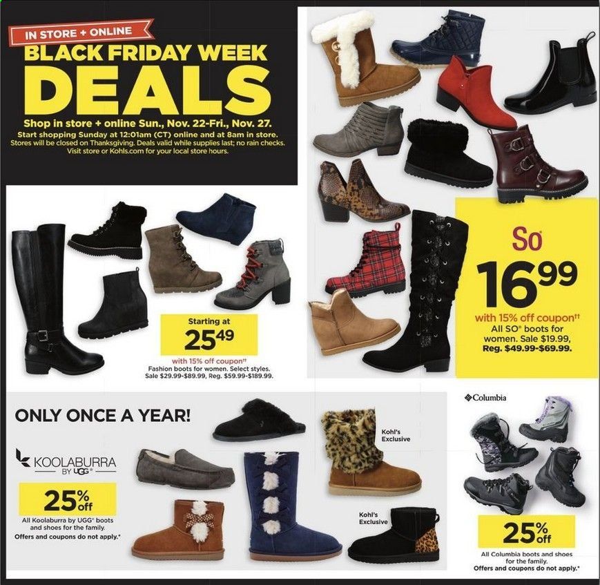 Kohl's Weekly Ad Flyer November 22 to November 27