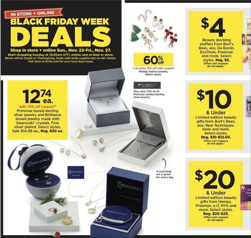 Kohl's Weekly Ad Flyer November 22 to November 27