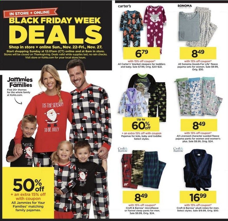 Kohl's Weekly Ad Flyer November 22 to November 27