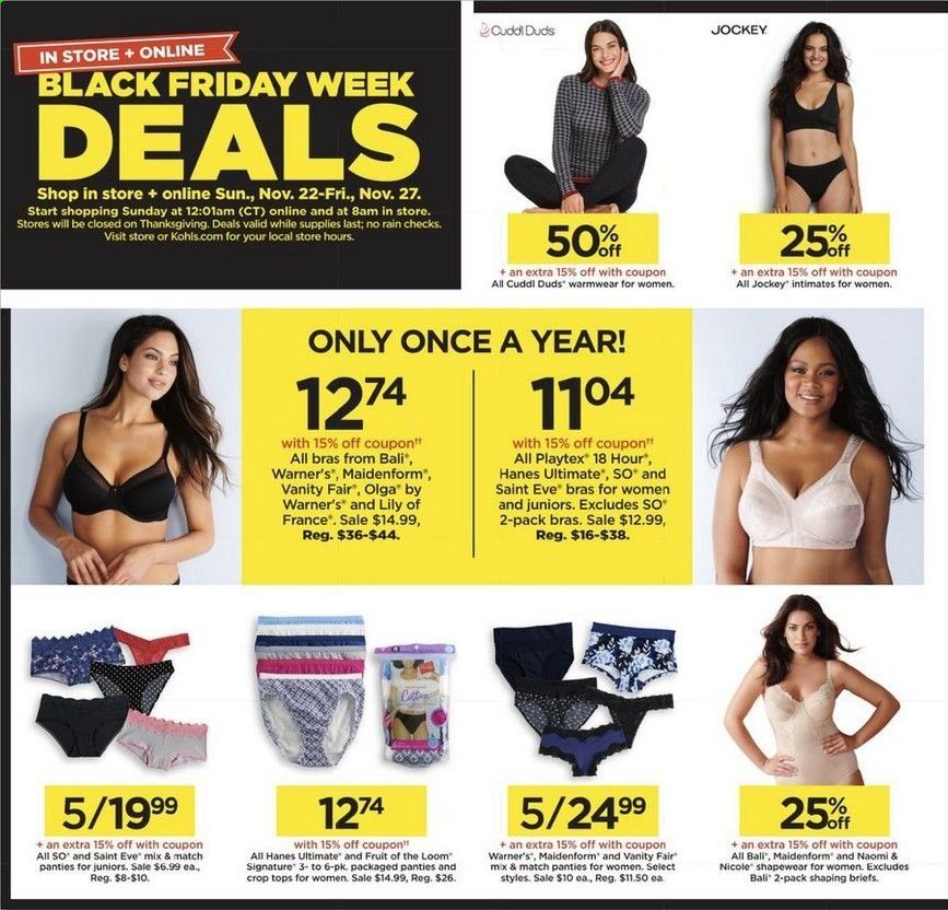 Kohl's Weekly Ad Flyer November 22 to November 27