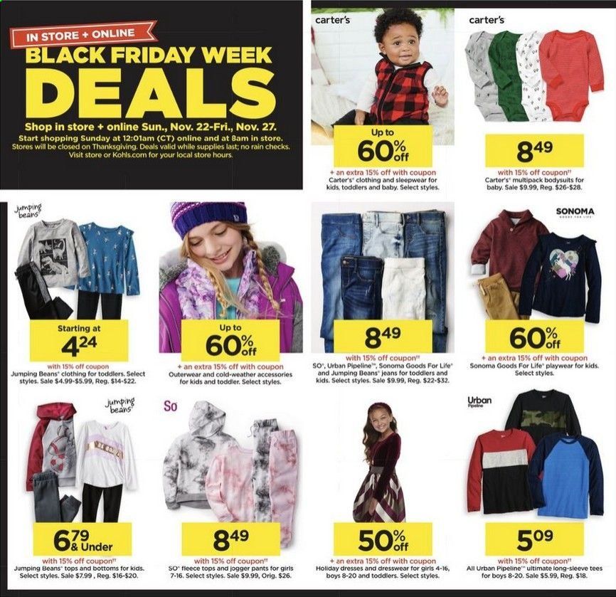 Kohl's Weekly Ad Flyer November 22 to November 27