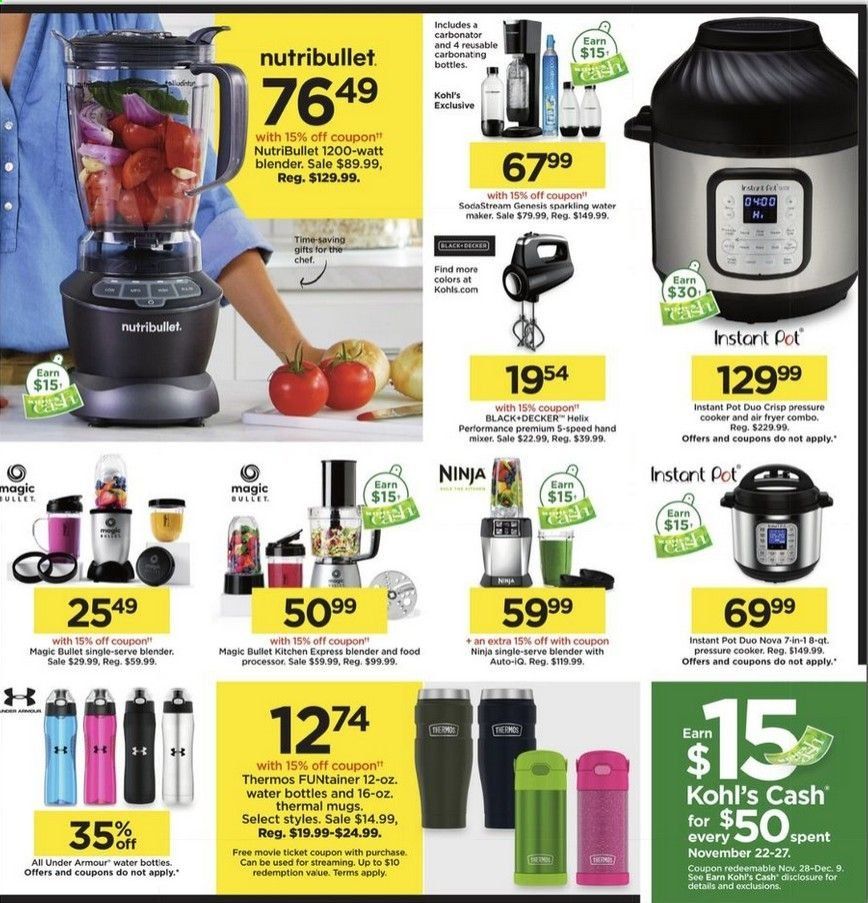 Kohl's Weekly Ad Flyer November 22 to November 27