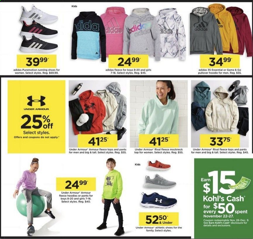Kohl's Weekly Ad Flyer November 22 to November 27