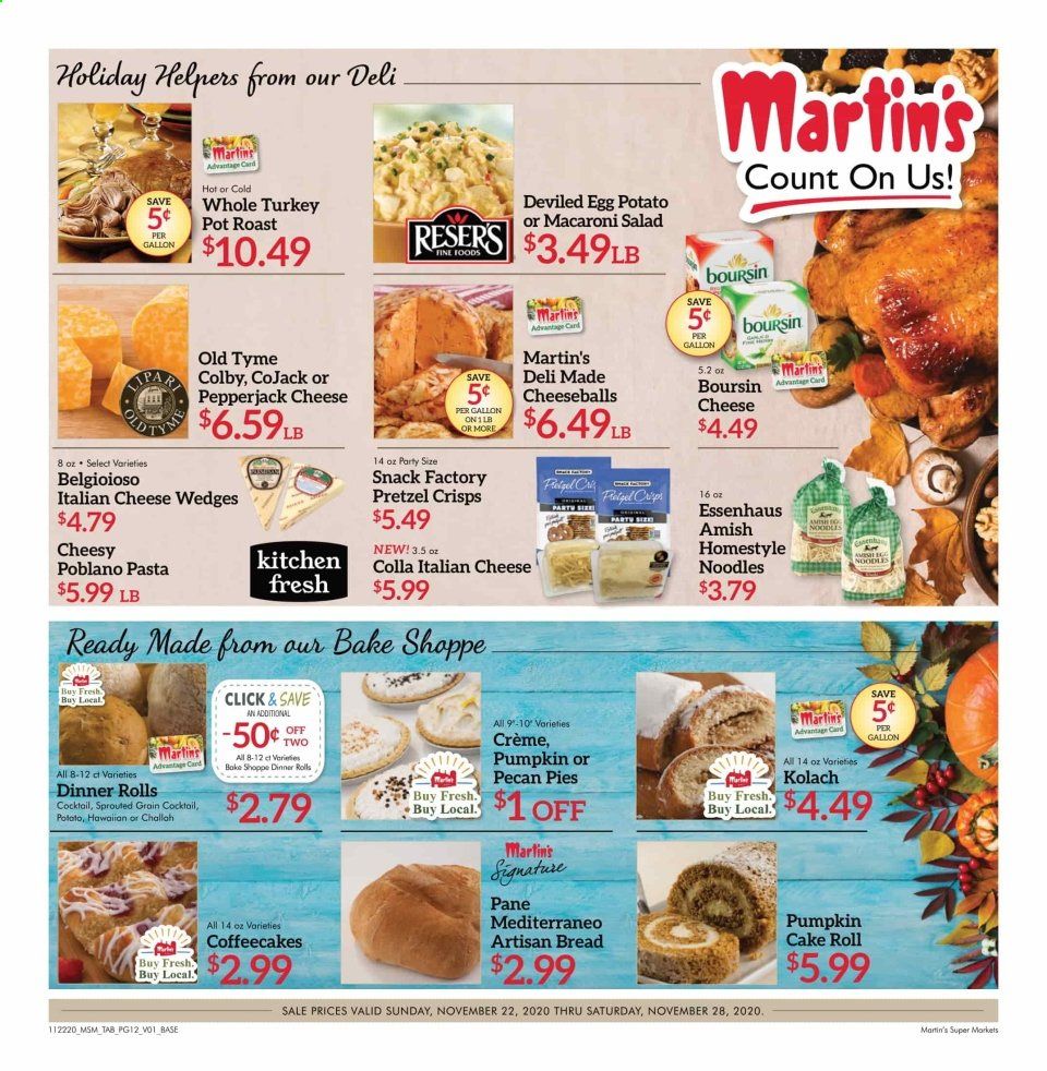 Martin’s Weekly Ad Flyer November 22 to November 28