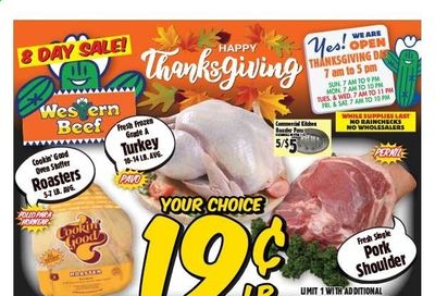 Western Beef Weekly Ad Flyer November 19 to November 26