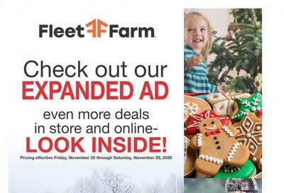 Fleet Farm Weekly Ad Flyer November 20 to November 28