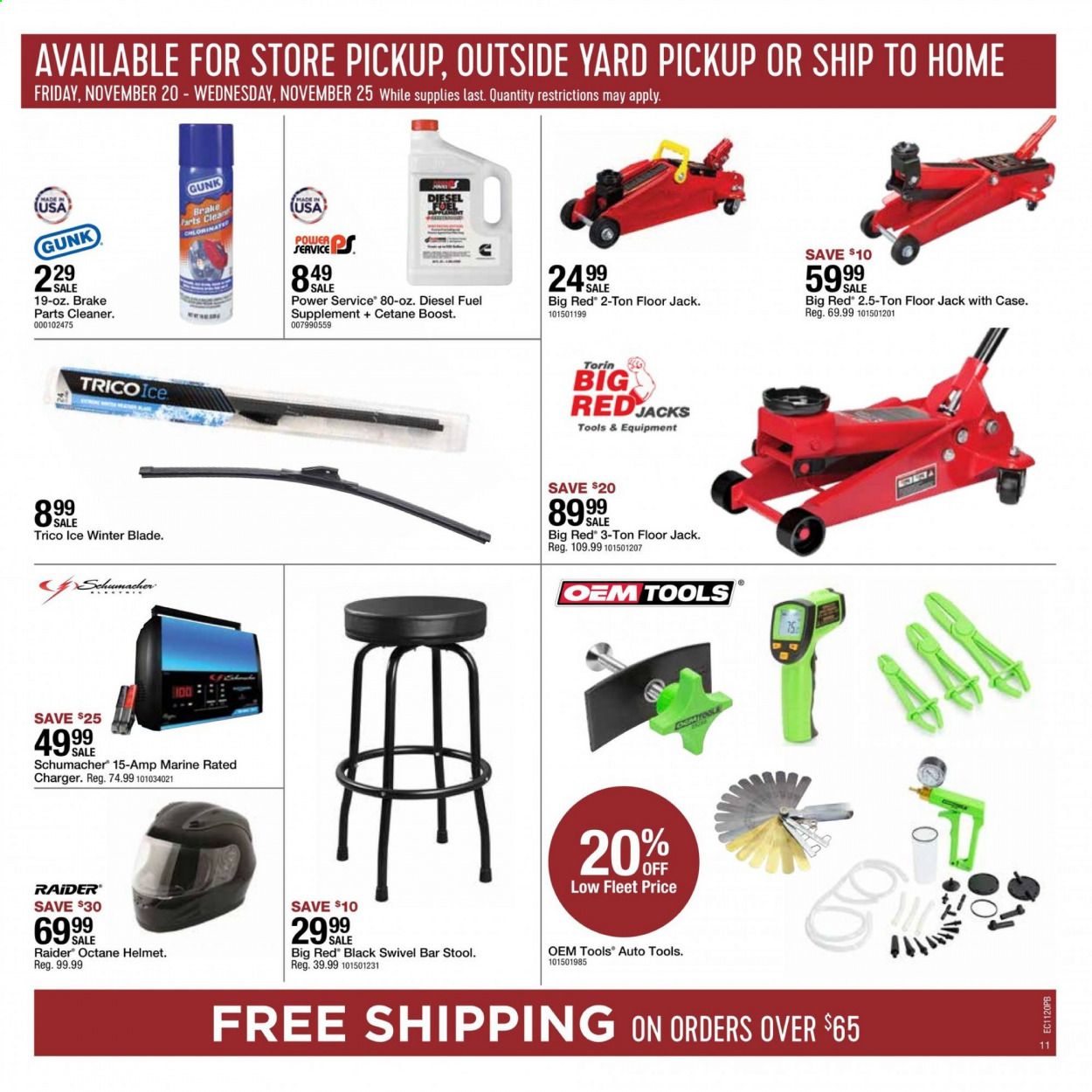 Fleet Farm Weekly Ad Flyer November 20 to November 25
