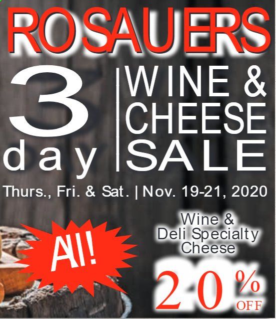 Rosauers Weekly Ad Flyer November 19 to November 21