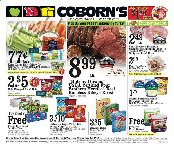 Coborn's (MN, SD) Weekly Ad Flyer November 18 to November 24