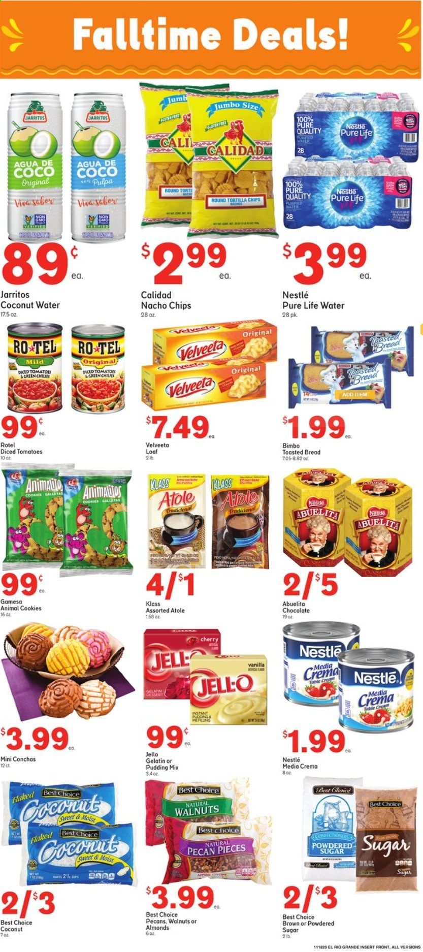 El Rio Grande (10, 21, 25, 30, 34, 53, 90) Weekly Ad Flyer November 18 to November 26