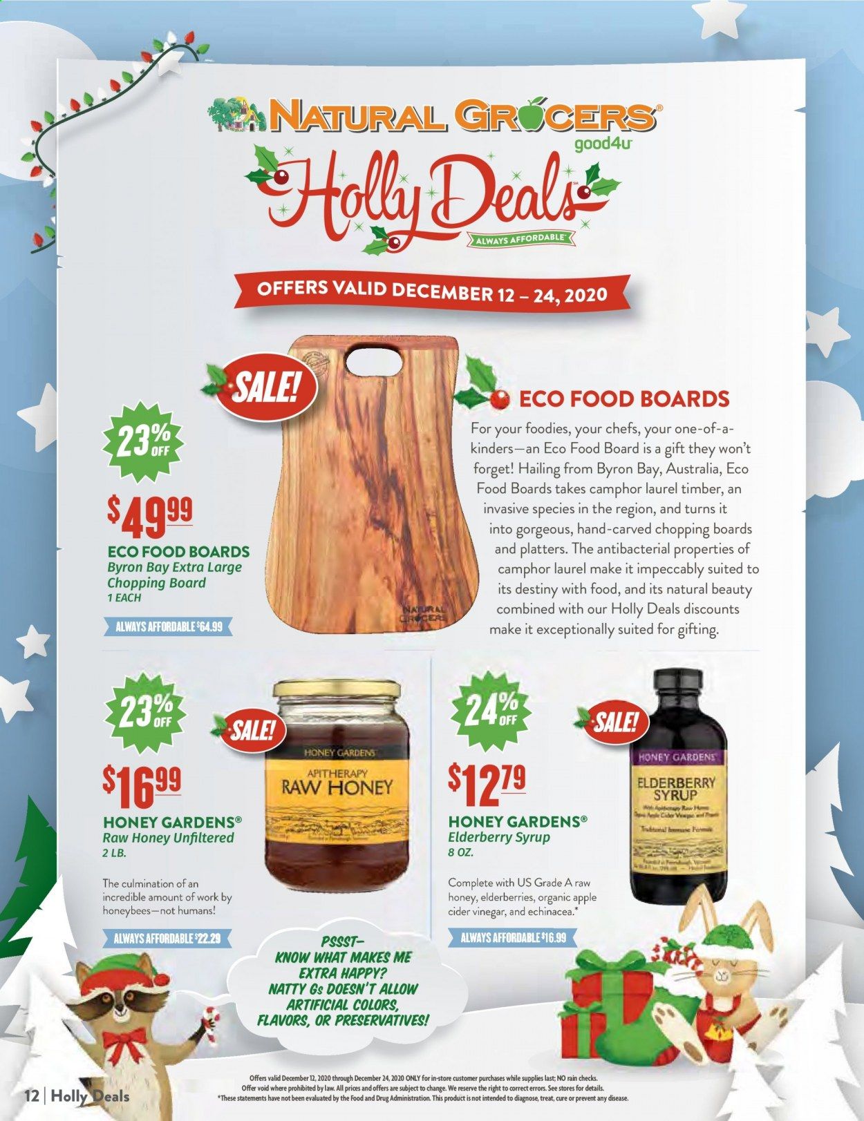 Natural Grocers Weekly Ad Flyer December 12 to December 24