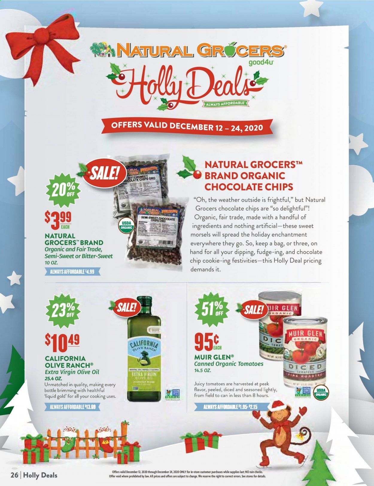 Natural Grocers Weekly Ad Flyer December 12 to December 24