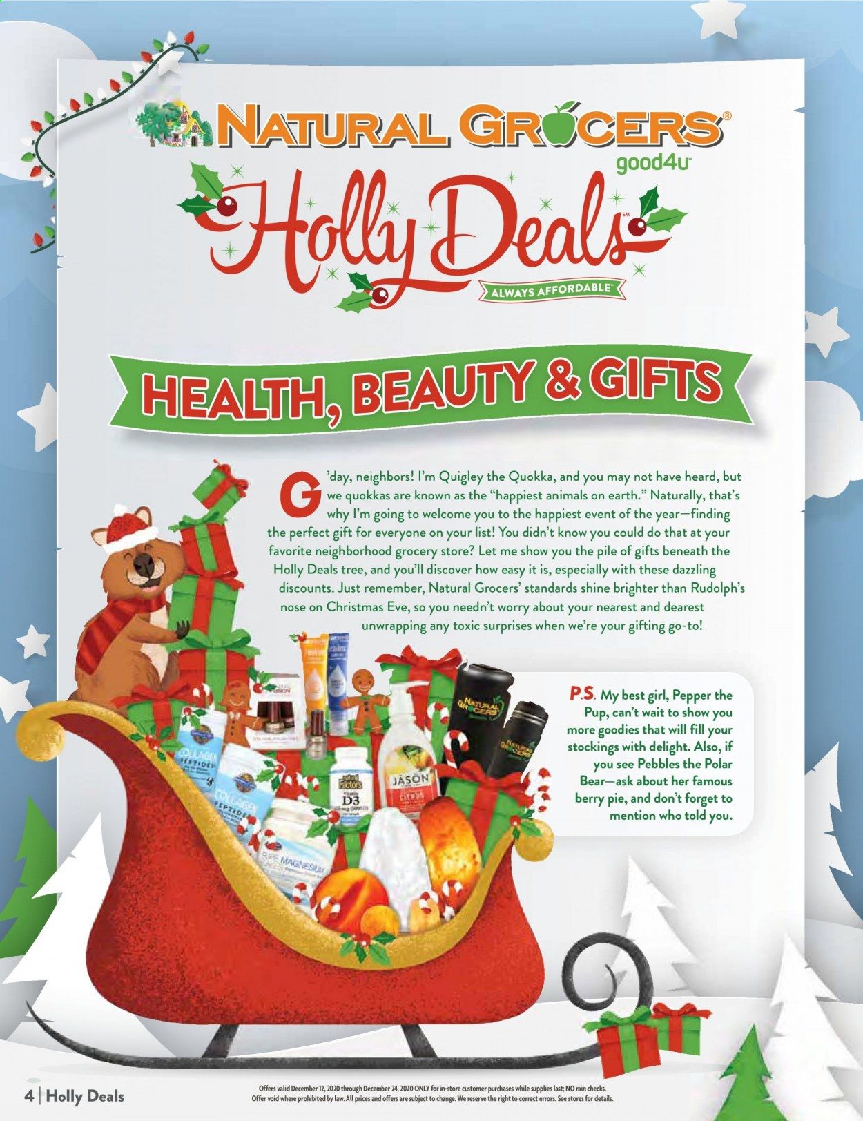Natural Grocers Weekly Ad Flyer December 12 to December 24