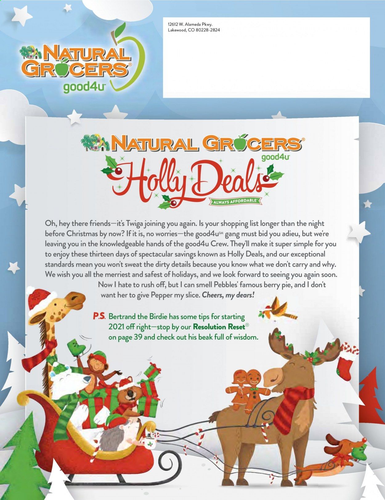 Natural Grocers Weekly Ad Flyer December 12 to December 24