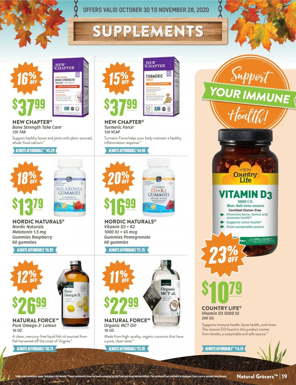 Natural Grocers Weekly Ad Flyer October 30 to November 28