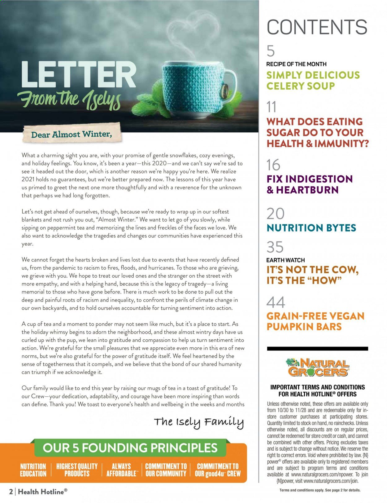 Natural Grocers Weekly Ad Flyer October 30 to November 28