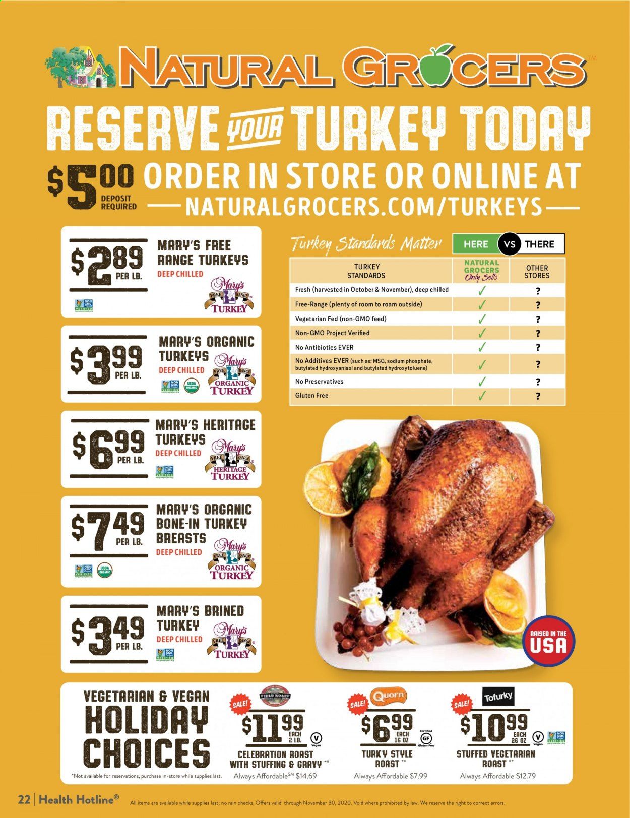 Natural Grocers Weekly Ad Flyer October 30 to November 28