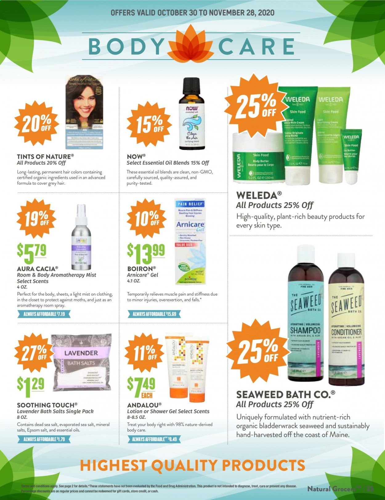 Natural Grocers Weekly Ad Flyer October 30 to November 28