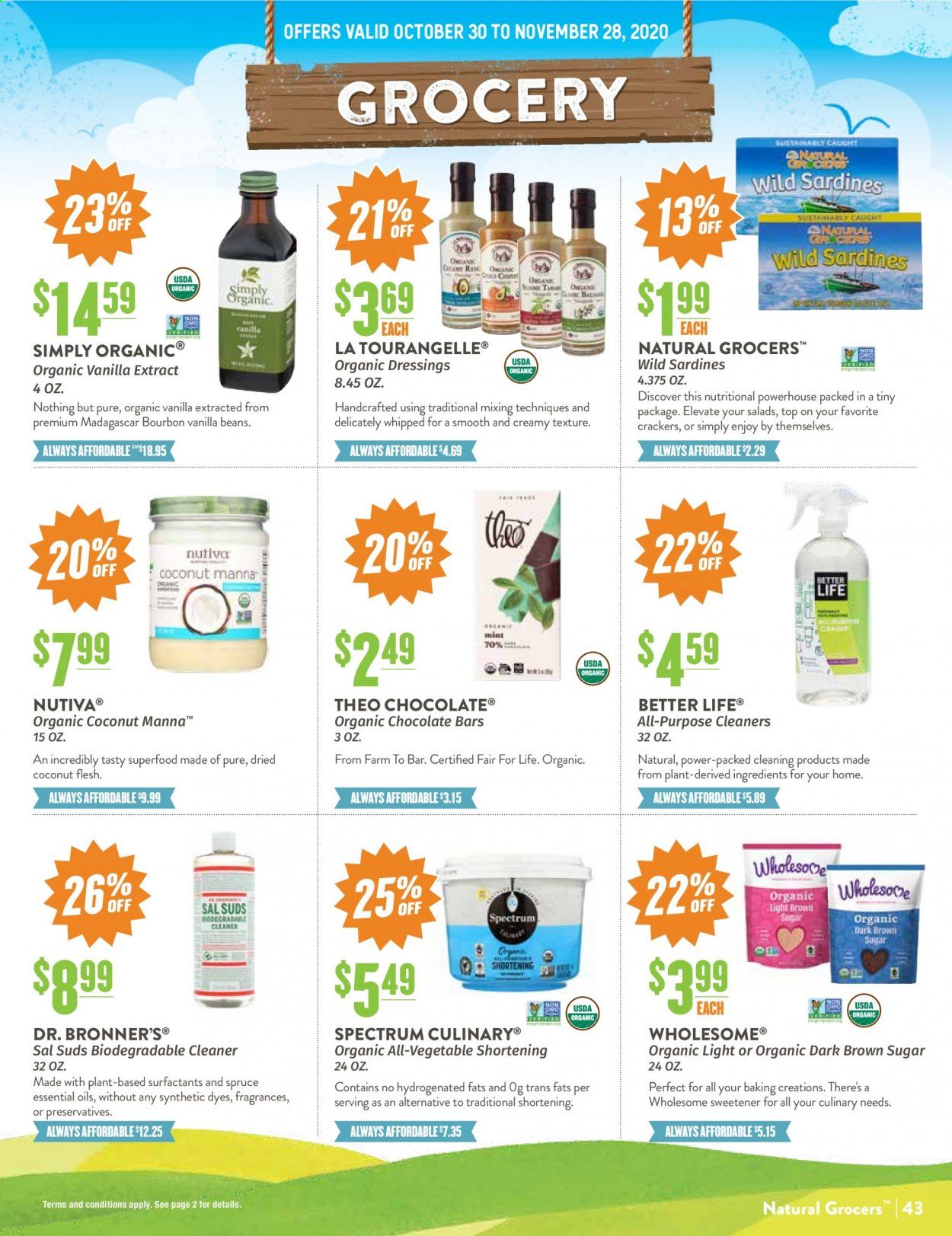 Natural Grocers Weekly Ad Flyer October 30 to November 28