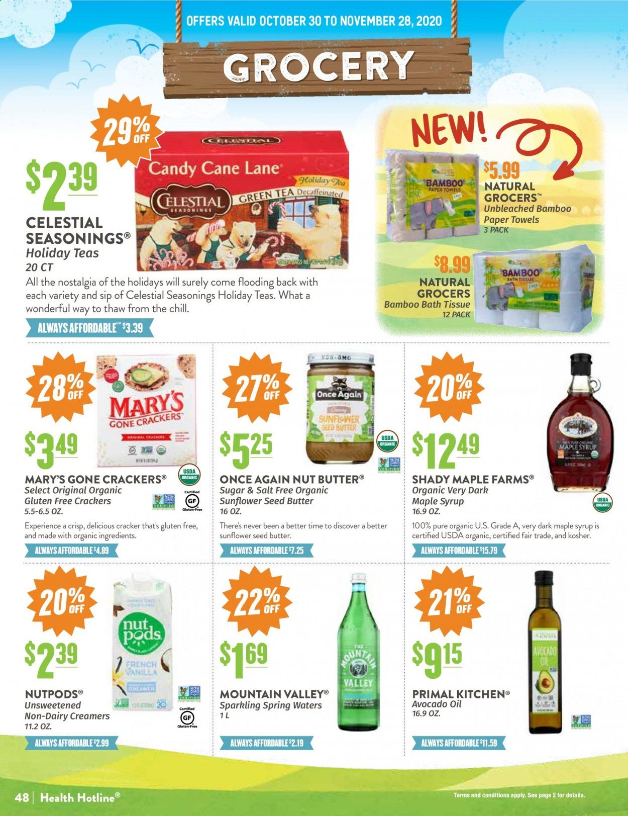 Natural Grocers Weekly Ad Flyer October 30 to November 28