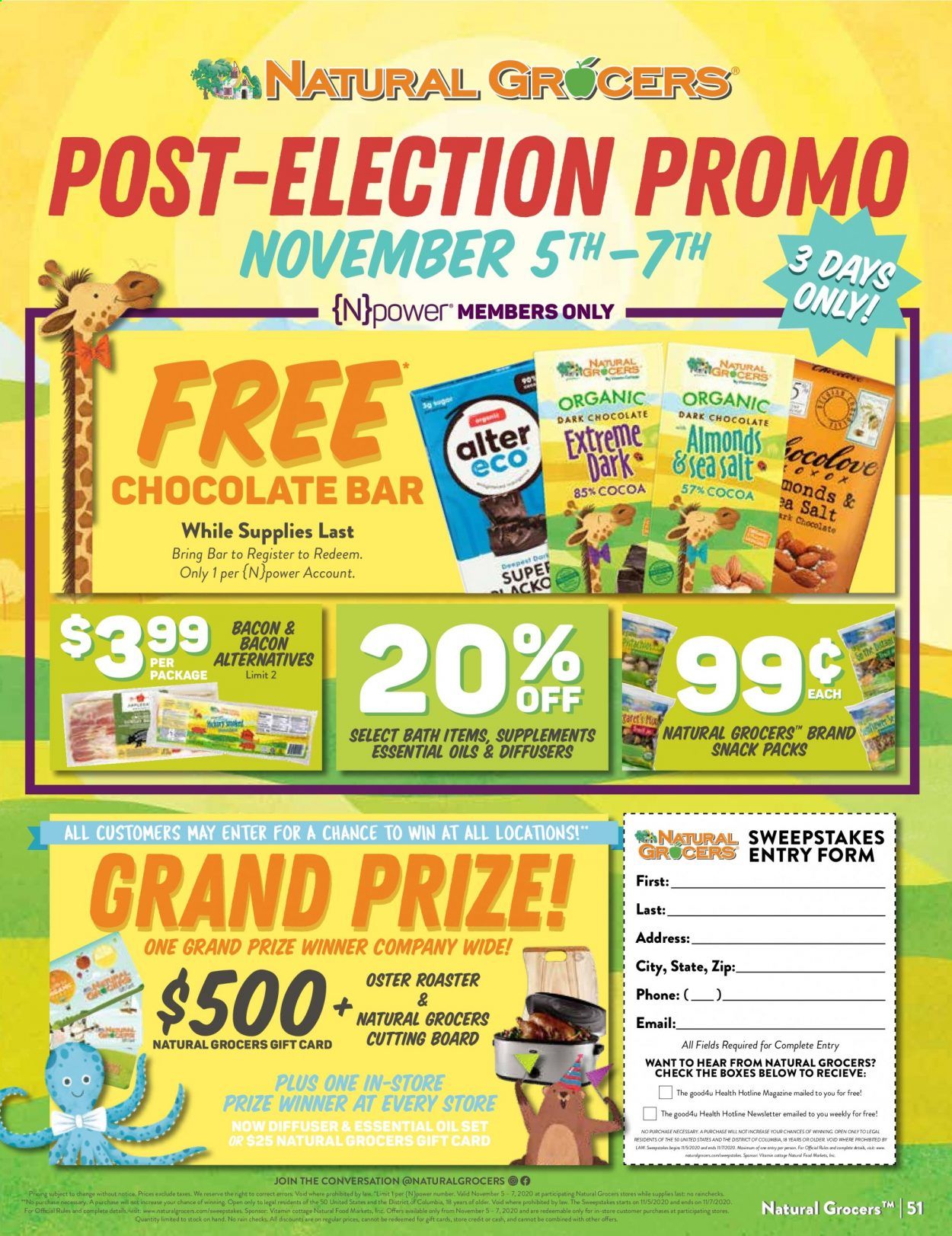 Natural Grocers Weekly Ad Flyer October 30 to November 28