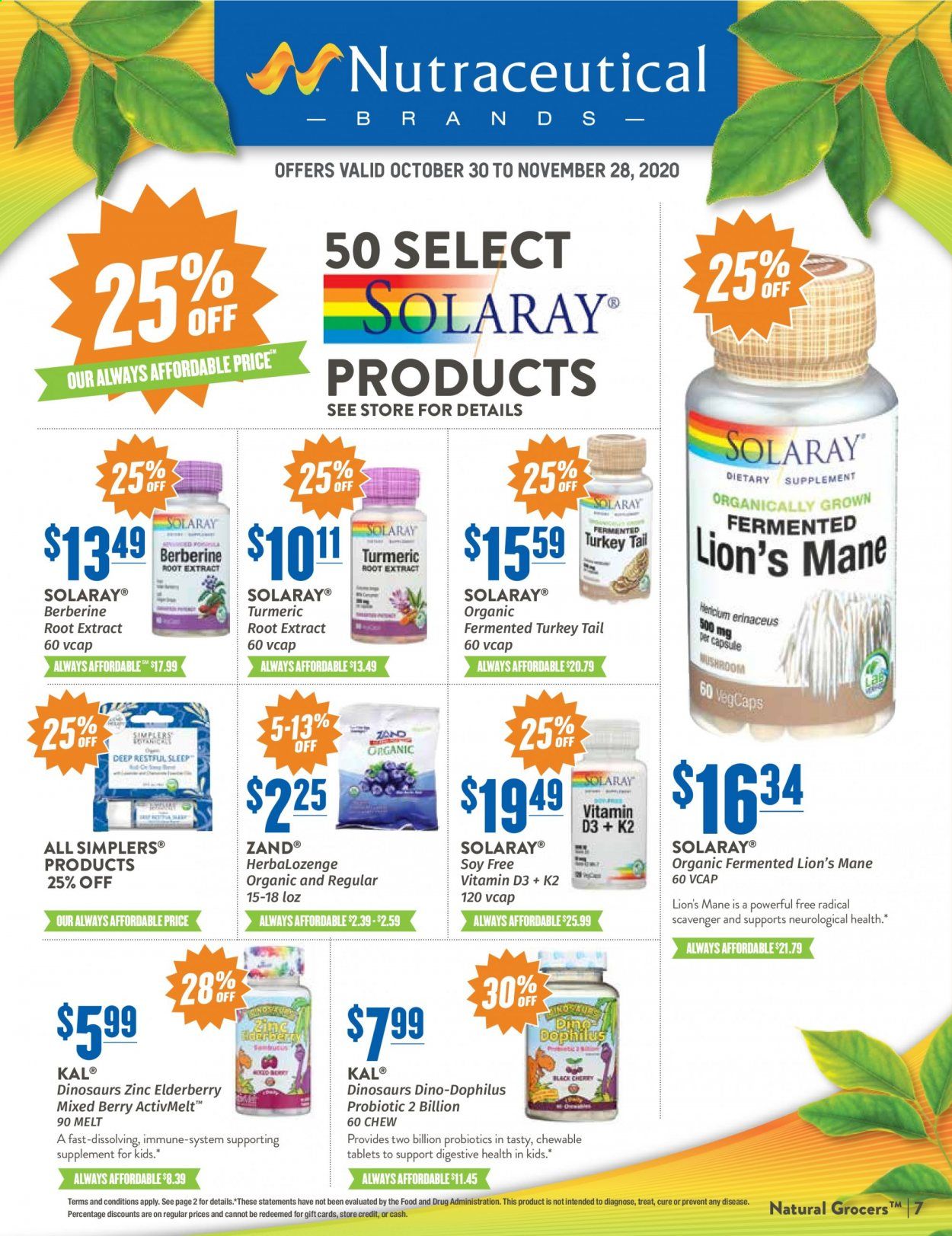 Natural Grocers Weekly Ad Flyer October 30 to November 28