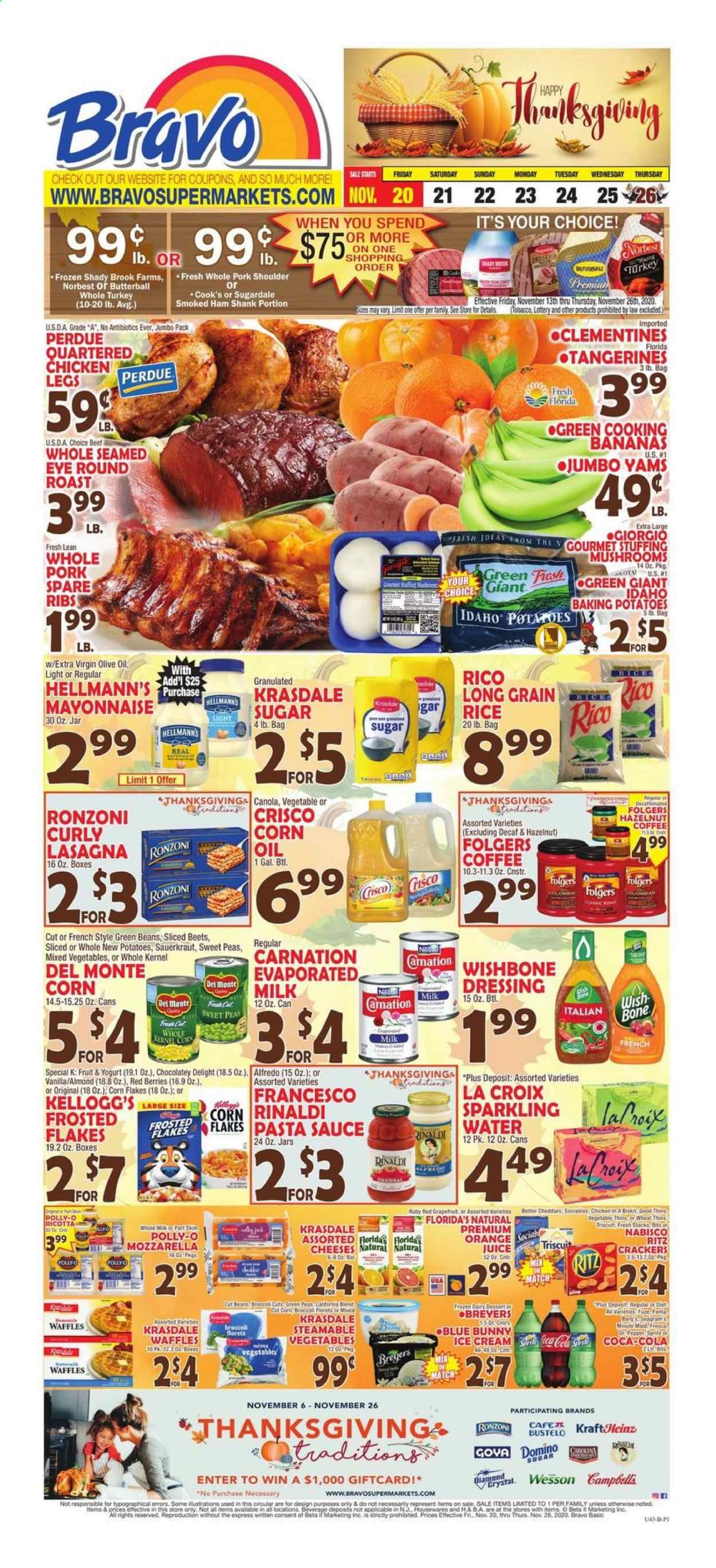 Bravo Supermarkets (CT, FL, MA, NJ, NY, PA, RI) Weekly Ad Flyer November 20 to November 26