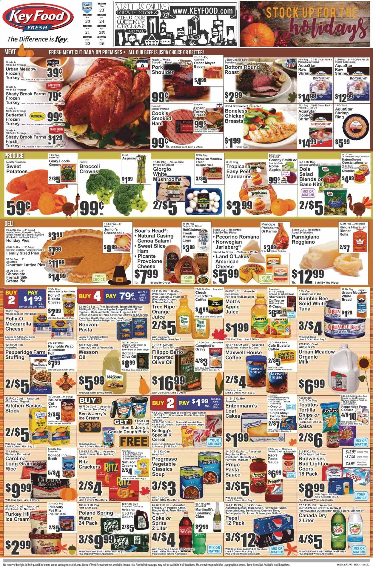 Key Food (NY) Weekly Ad Flyer November 20 to November 26