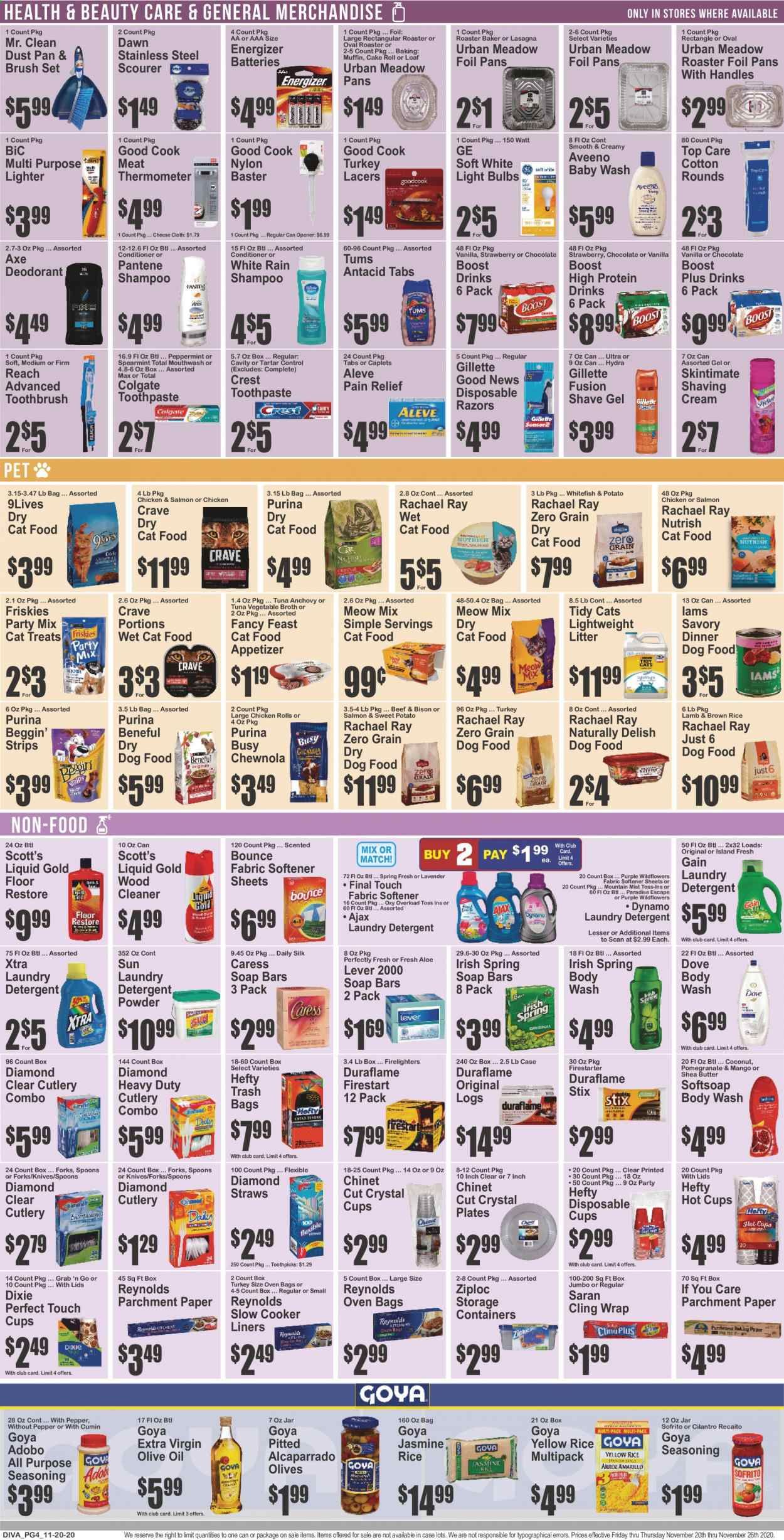 Key Food (NY) Weekly Ad Flyer November 20 to November 26