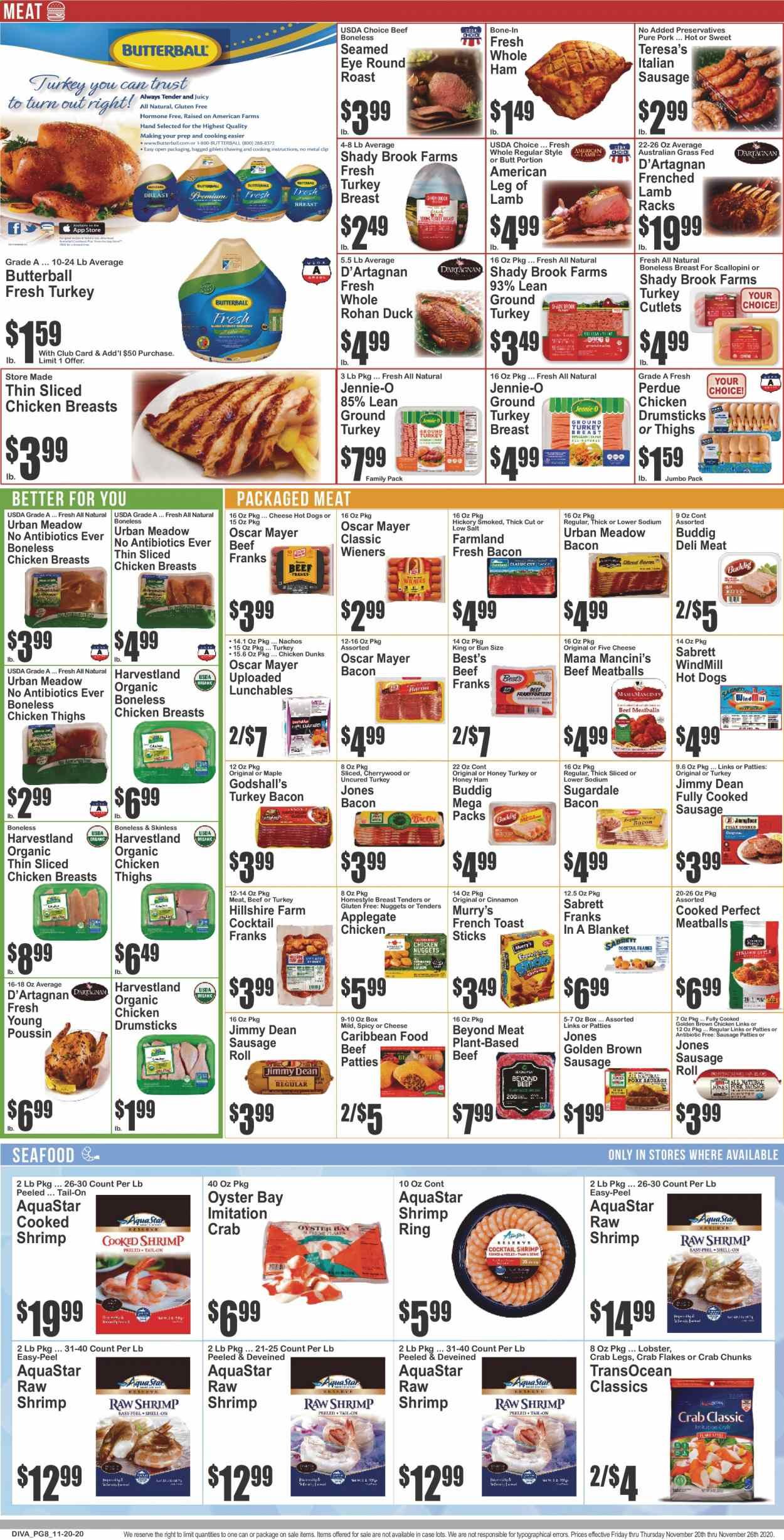Key Food (NY) Weekly Ad Flyer November 20 to November 26