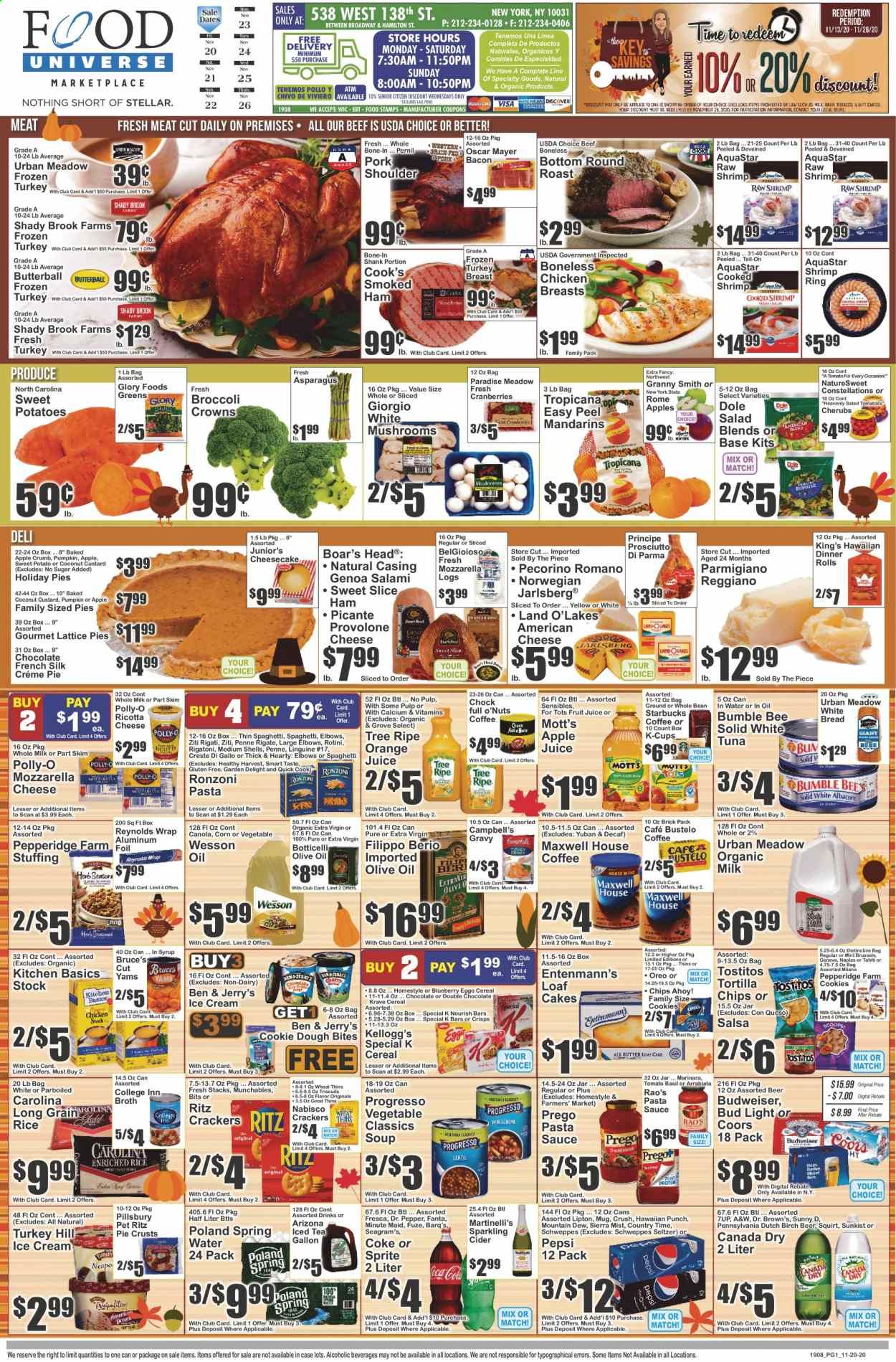 Key Food (NJ, NY) Weekly Ad Flyer November 20 to November 26