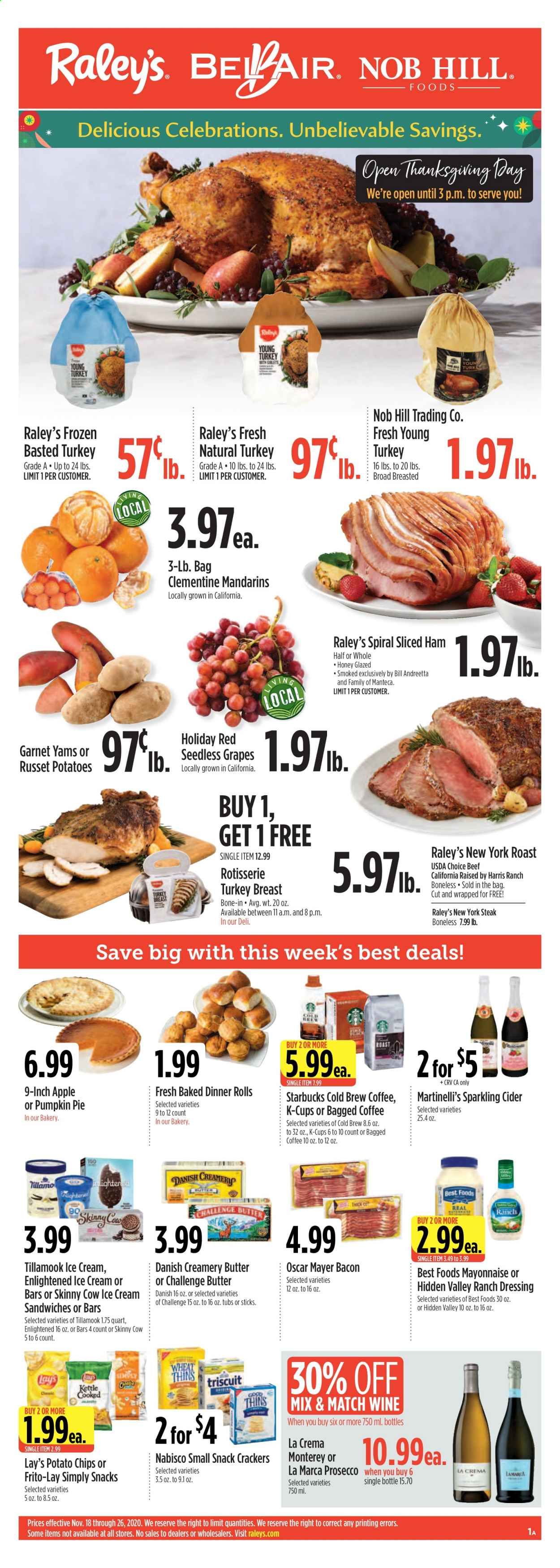 Raley's Weekly Ad Flyer November 18 to November 24