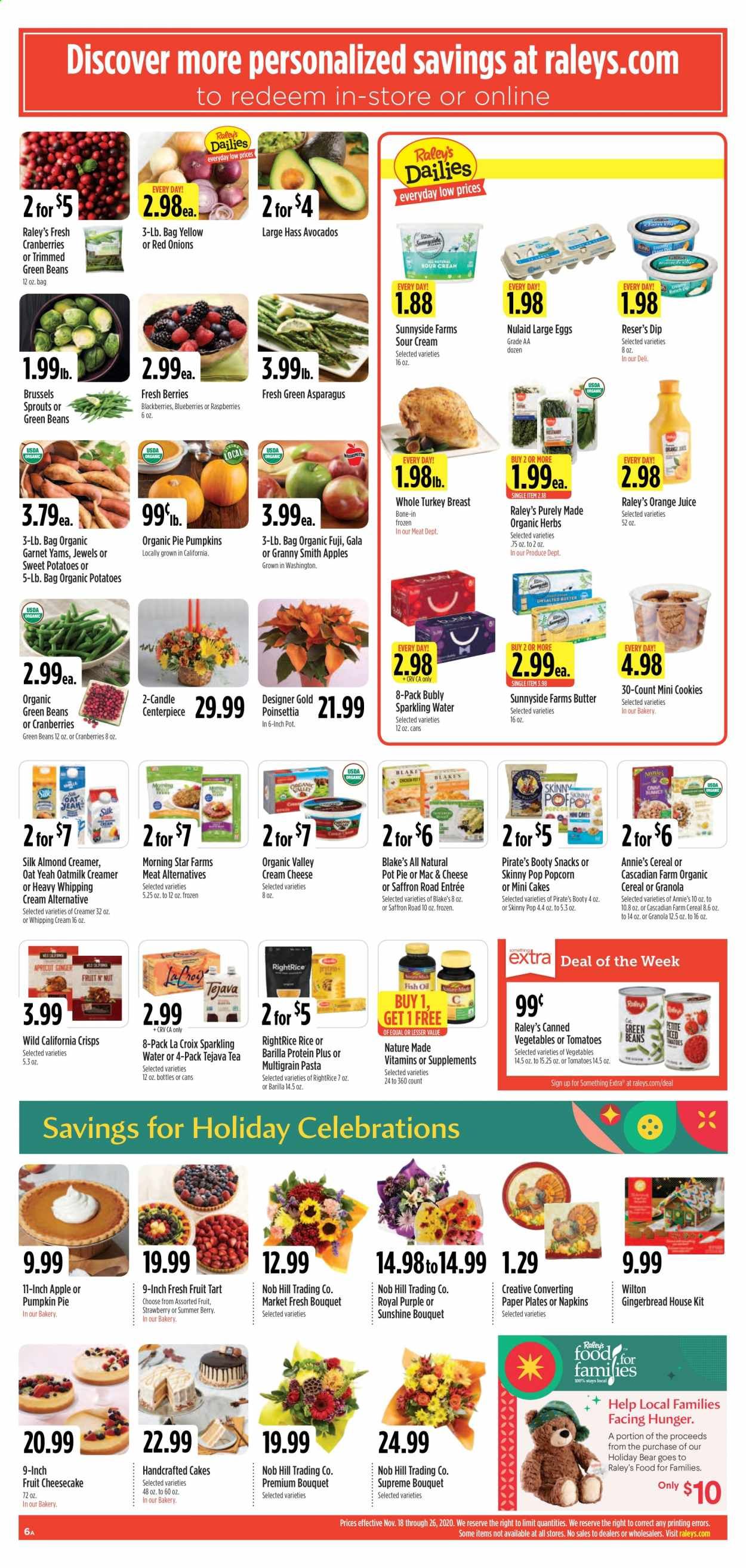 Raley's Weekly Ad Flyer November 18 to November 24