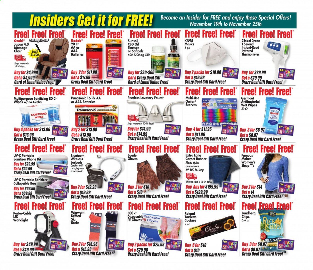 Ocean State Job Lot Weekly Ad Flyer November 19 to November 25