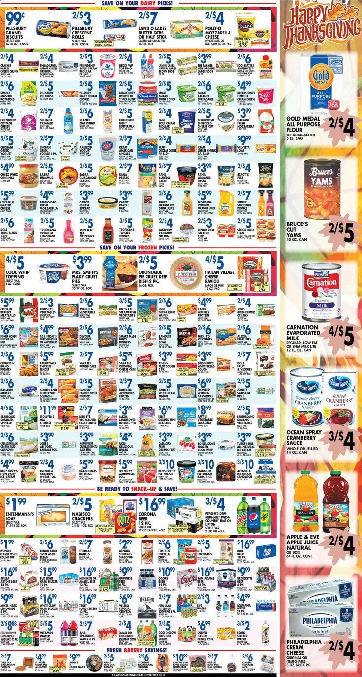Associated Supermarkets Weekly Ad Flyer November 20 to November 26