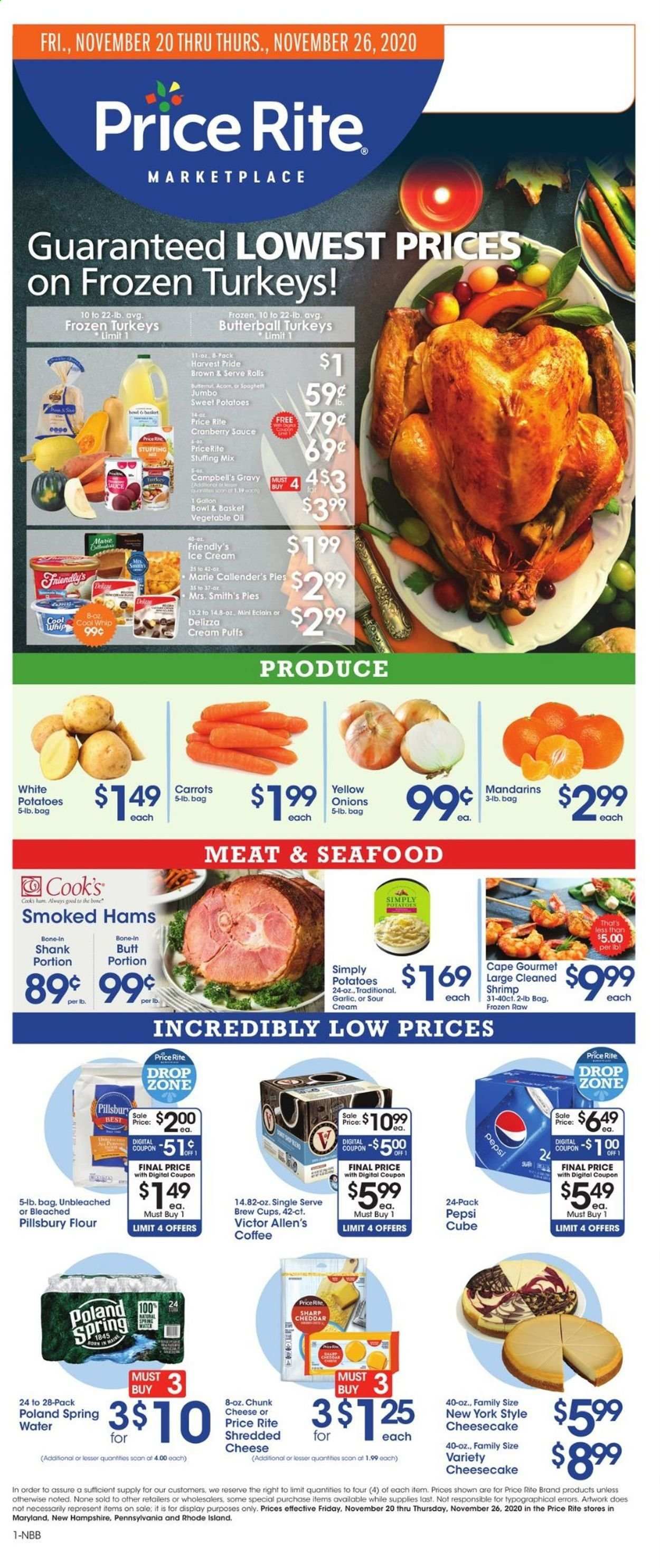 Price Rite (CT, MA, MD, NH, NJ, NY, PA, RI) Weekly Ad Flyer November 20 to November 26