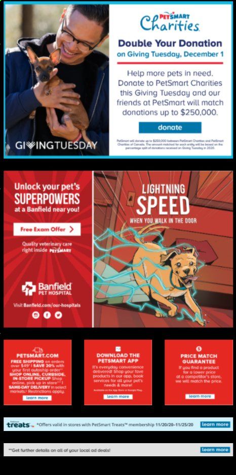 PetSmart Weekly Ad Flyer November 20 to November 25