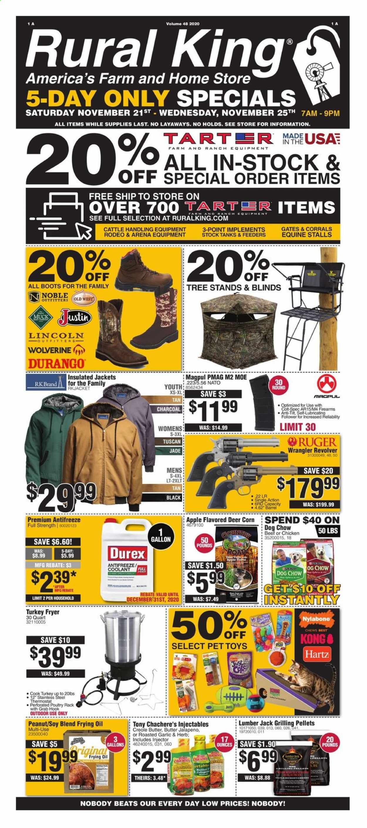 Rural King Weekly Ad Flyer November 21 to November 25
